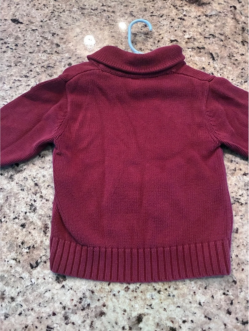 Gap Vintage/Y2K 2006 Toddler Burgundy Boot Sweater